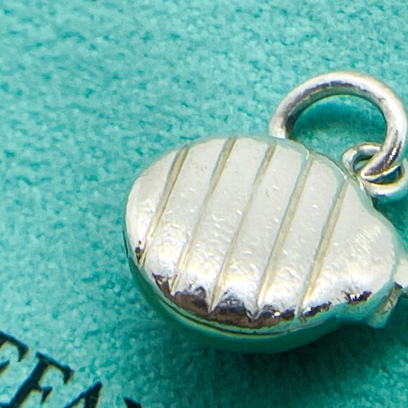 HALLMARK FADED - Tiffany & Co Blue Enamel Ladybug Charm Sterling Silver - Picture 13 of 14